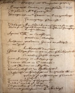 Names of the witches (in Scotland) 1658 – Welcome Library