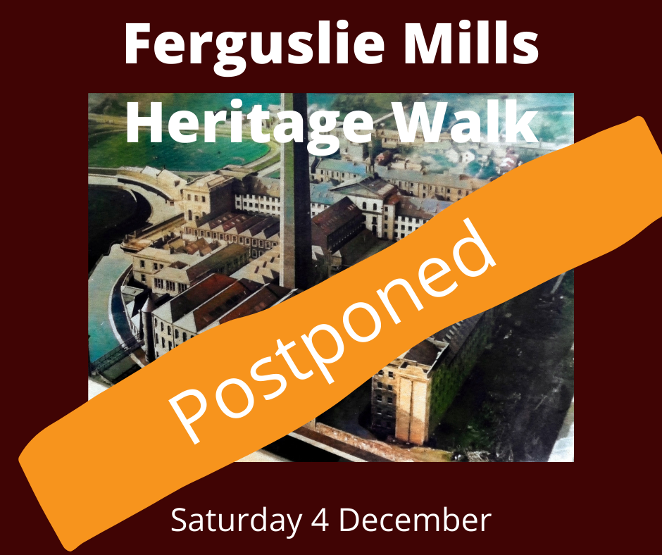 Ferguslie Mills Heritage Walk – 4th Dec -. POSTPONED